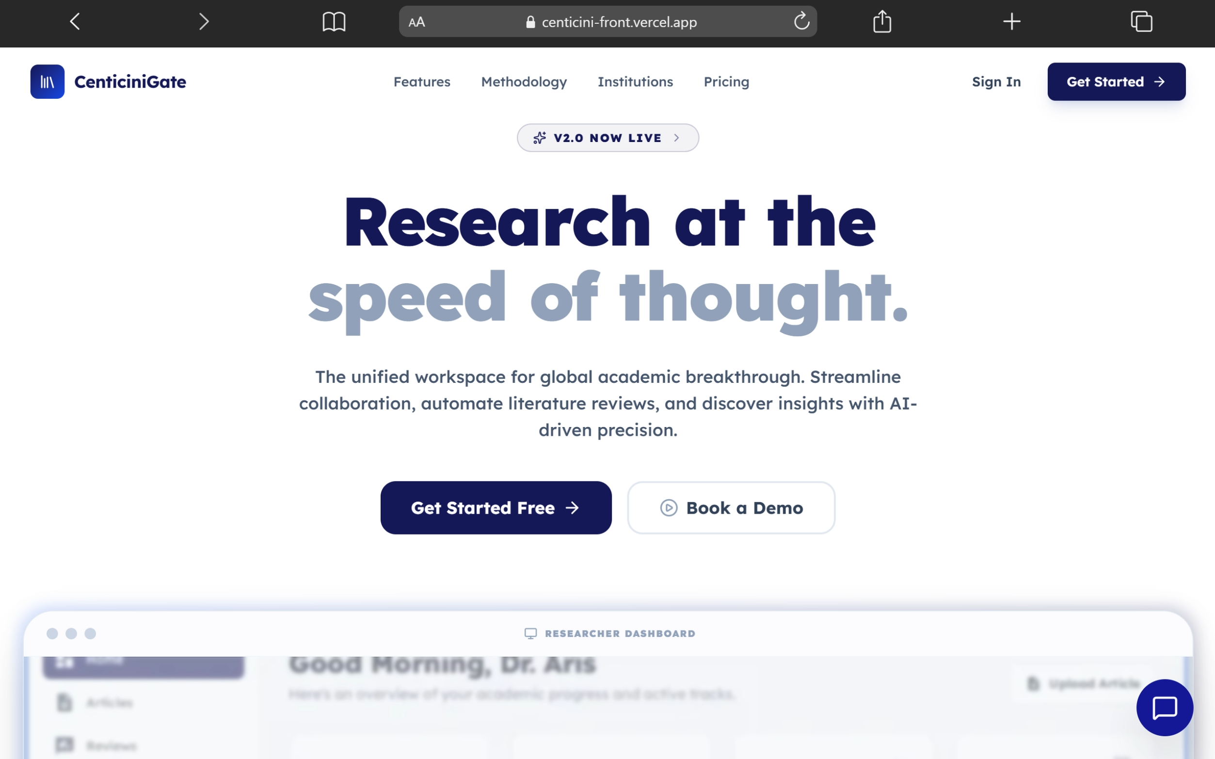 Centicinigate — Real-Time Research Collaboration Platform